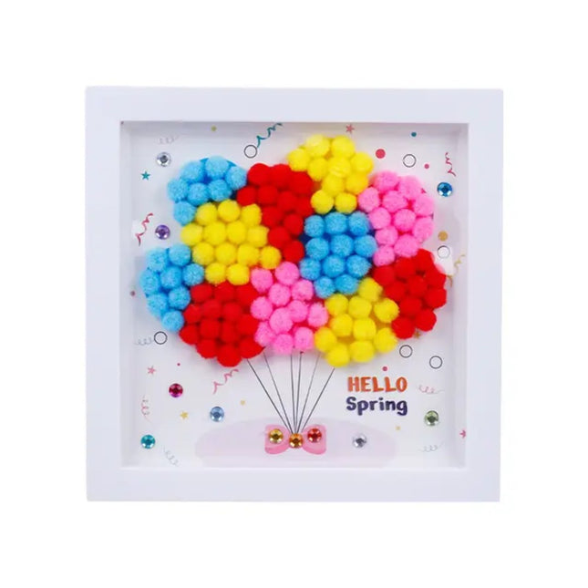 لوحة بوم بوم DIY – DIY PomPom Art Kit