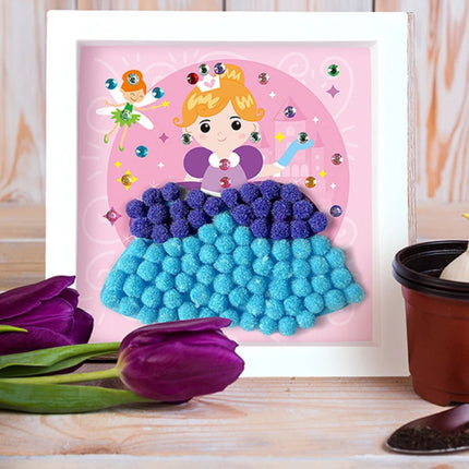 لوحة بوم بوم DIY – DIY PomPom Art Kit