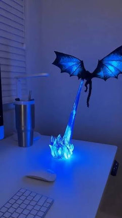 Dragon Breath LED Lamp – Halloween Fire & Ice Decor